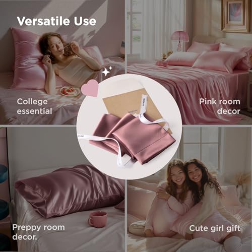 Satin Pillowcases King Set of 2 (2 Count)