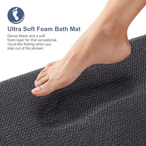 Thick Memory Foam Bathroom Rugs 36x24