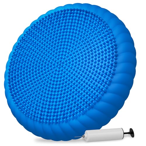 Wobble Cushion with Inflation Pump