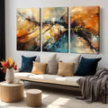 Abstract Living Room Pictures Wall Decor