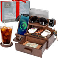 Wood Phone Docking Station with Drawer