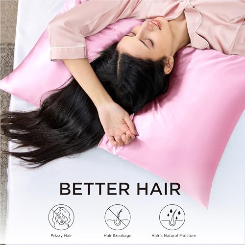 Satin Pillowcases Standard Size Set of 4 (4 Count)