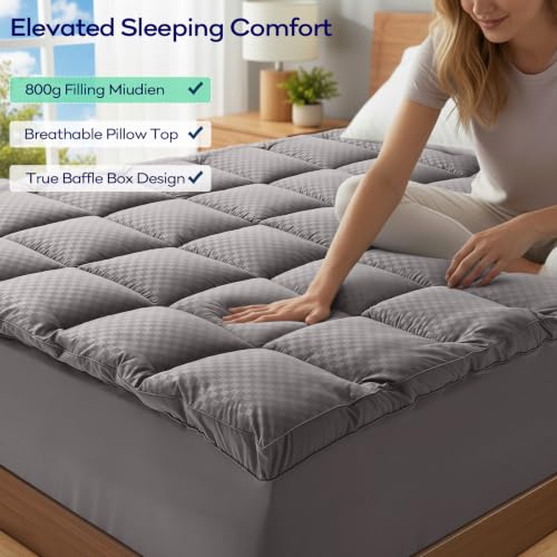 4 Inch Dual Layer Mattress Topper