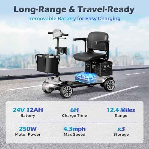 4 Wheel Mobility Scooter for Adults