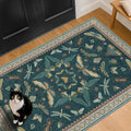 Teal 3x5 Entryway Rug (15 Sq Ft)