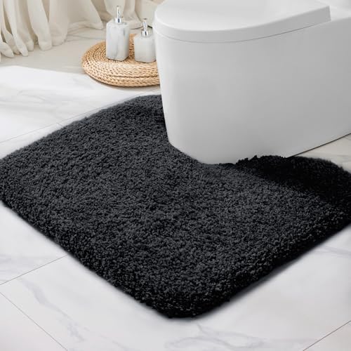 Toilet Mat 22x24 Black (4.93 Sq Ft)