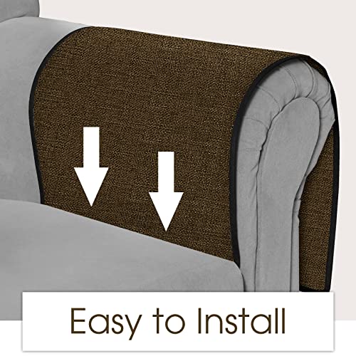 Armchair Caddy for Couch Remote Control Holder Recliner Armrest Organizer Non Slip Sofa Arm Chair Caddie with 6 Pocket Storage for Magazine