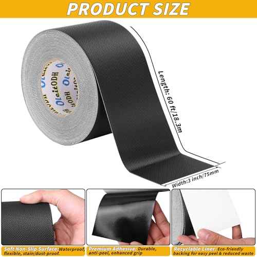 3" x 60 ft Rubber Grip Tape (180 Foot)
