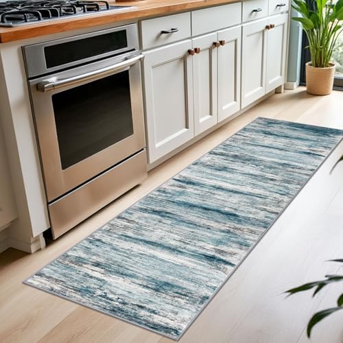 Modern Abstract Runner Rug (14 Sq Ft)