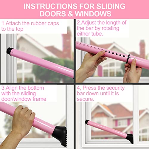 1 Pack Door Security Bar