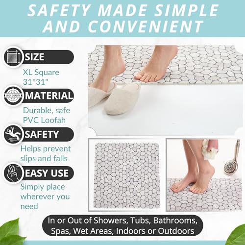 Square Shower Mat