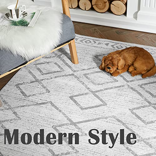 6x9 Moroccan Geometric Large Living Room Area Rug (54 Sq Ft)