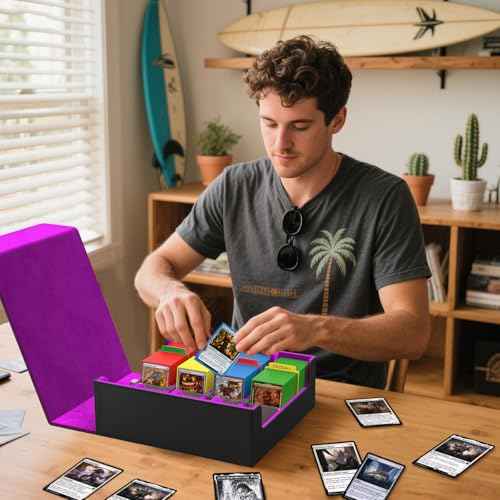 4 Row Trading Card Storage Box