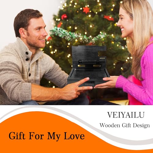 Gifts for Him Husband Boyfriend Son Men Nightstand Organizer Wood Phone Docking Station Birthday Gifts