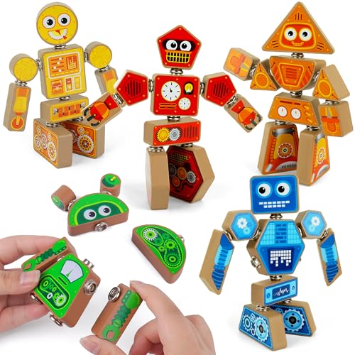 Snap Together Robot Builders for Toddlers