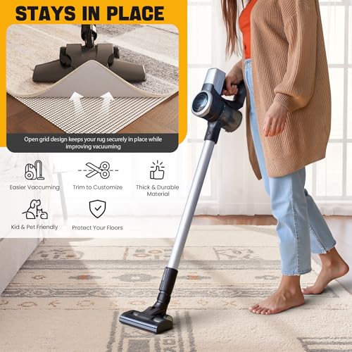 Non Slip Rug Pad Gripper 7x9 Feet (63 Sq Ft)