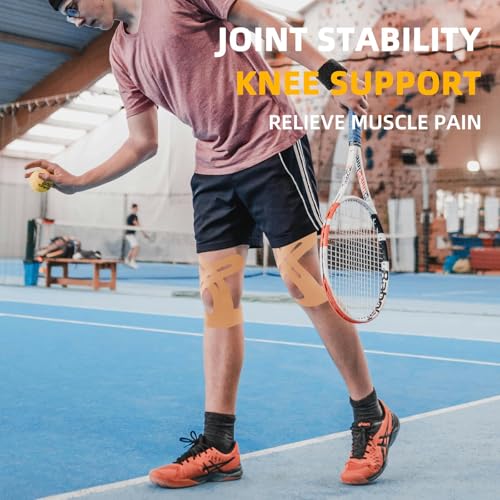 Precut Kinesiology Tape for Knees (10 Count)