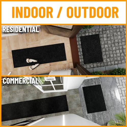 2' x 29' Hallway Runner with Scraper Pile Extra Durable Non