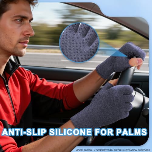 2 Pair Arthritis Compression Gloves for Hand Arthritis (2 Count)