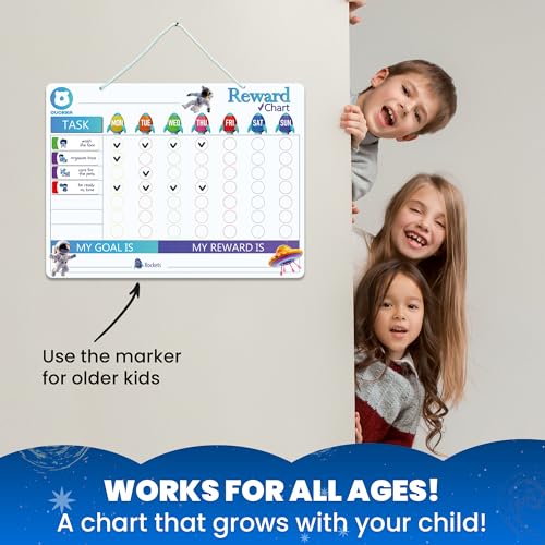 Magnetic Behavior Chore Chart for Kids at Home