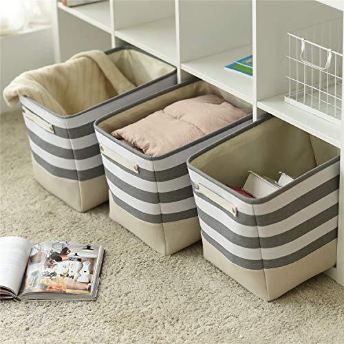 Extra Large Cube Storage Bins Baskets for Organizing (3 Count)