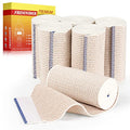 Premium Elastic Bandage Wrap 4 Inch (6 Count)