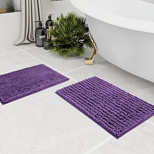 Bathroom Rug 2 Pieces Set Non Slip Bath Mat