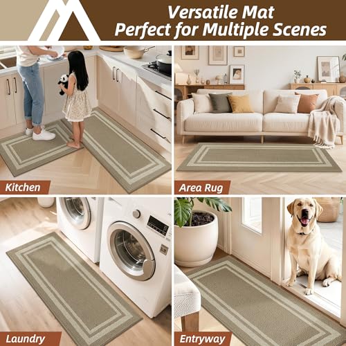 Kitchen Rugs Sets of 2 Non