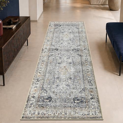 Vintage Washable Runner Rug