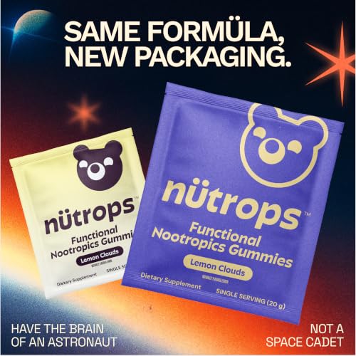 Nutrops Nootropics Mushroom Gummies for Brain Health (224 Count)