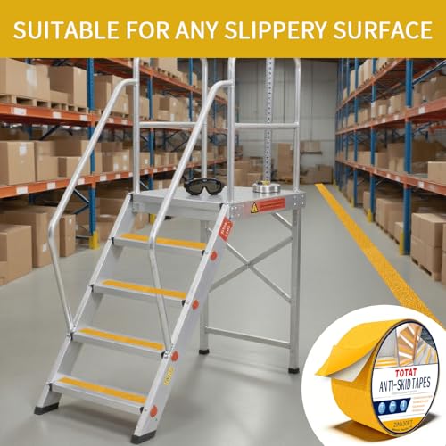 Anti Slip Safety Tape 2" x30FT Yellow Non (30 Foot)