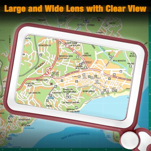 Rechargeable Magnifying Glass with Light for Reading