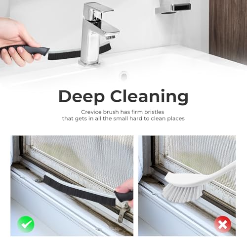 6Pcs Hard Bristle Crevice Cleaning Brushes