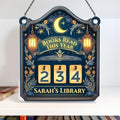Personalized Books Read This Year Wooden Sign