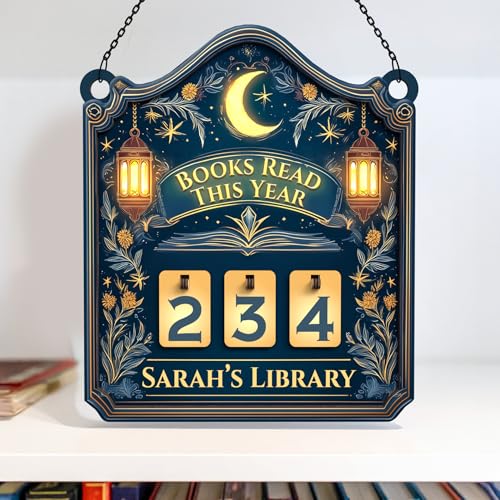 Personalized Books Read This Year Wooden Sign