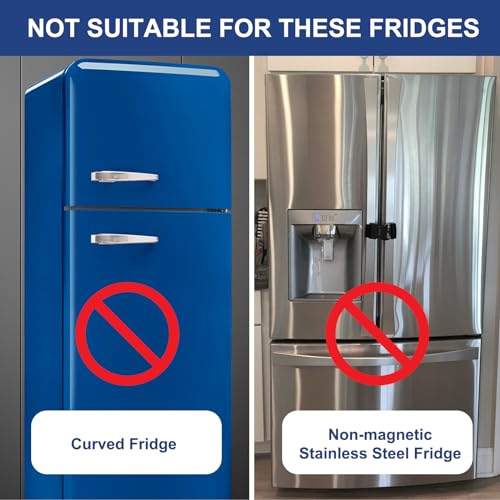 2 Pcs Acrylic Magnetic Dry Erase Board for Fridge