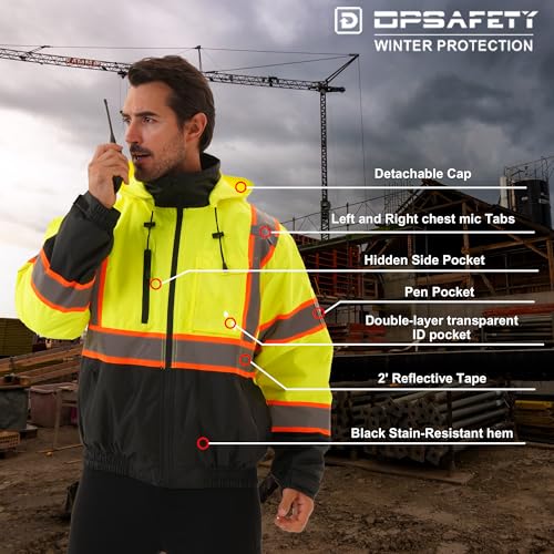 Hi Vis Safety jacket for men