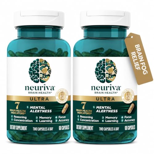 Ultra Decaf Clinically Tested Nootropic Brain Supplement for Mental Alertness (120 Count)