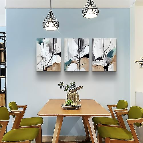 Canvas Wall Art For Living Room Wall Decor For Bedroom Modern Family Canvas Art Office Decor Abstract Wall Paintings Pictures Artwork Ready To Hang Room Home Decorations 12" X 16" 3 Piece (3 Count)