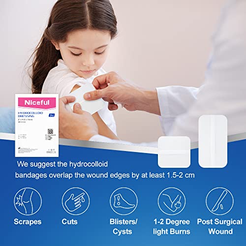 Hydrocolloid Bandages 2" x 4" (10 Count)