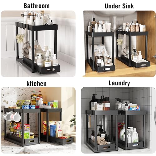 2 Pack Pull Out Storage Organizers (2 Count)