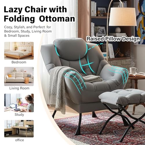 Lazy Chair with Ottoman