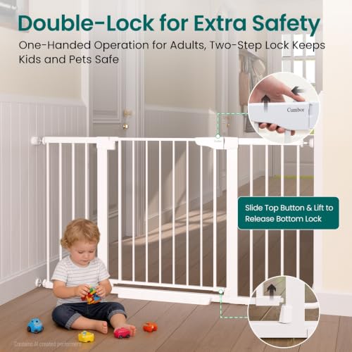 2 Pack 30 54" Baby Gate for Stairs (2 Count)