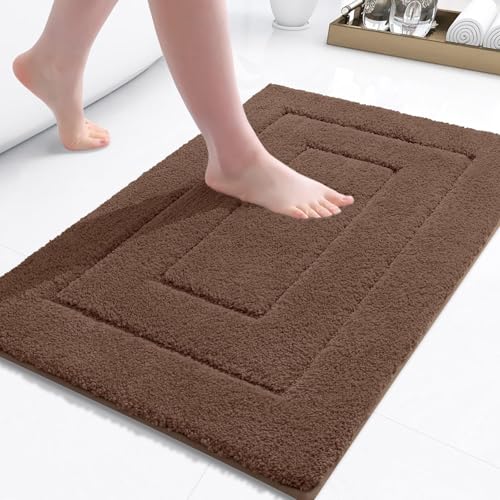 Microfiber Bathroom Rugs 24x16