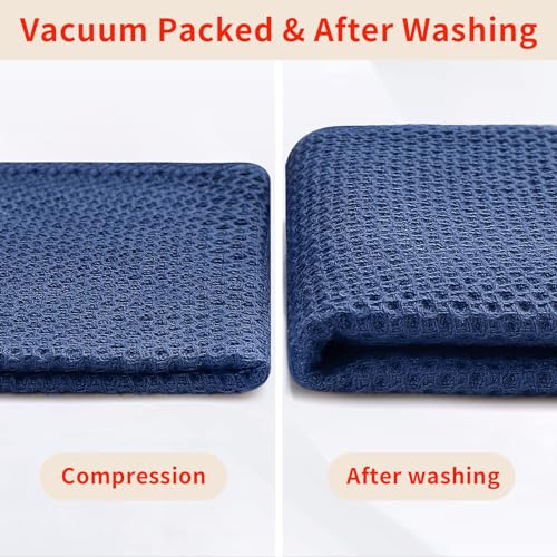 100% Cotton Waffle Weave Kitchen Dish Cloths 8 (8 Count)