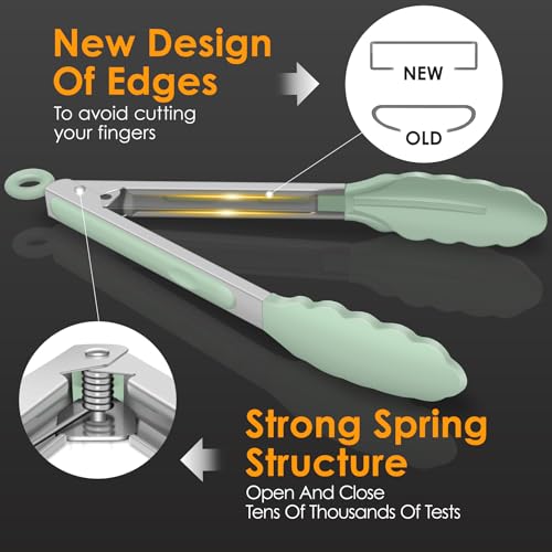 Silicone Serving Tongs for Cooking 9