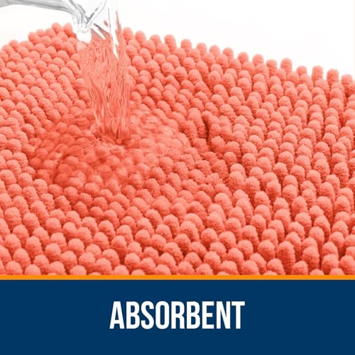 Chenille Bathroom Rugs Mats Sets 2 Piece (5 Count)