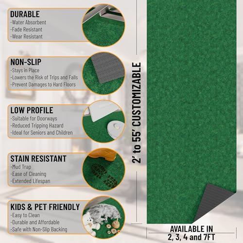 6'6" x 12' Mud Mat Area Rug Carpet