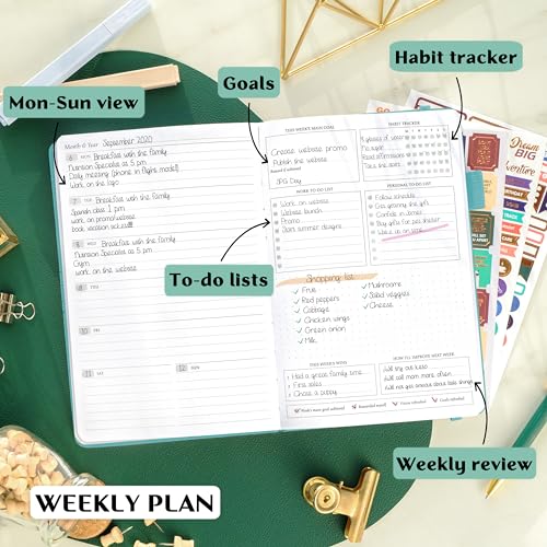 Undated Weekly & Daily Goal Journal