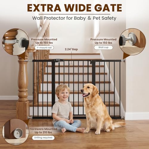 36" Extra Tall Baby Gate for Doorways